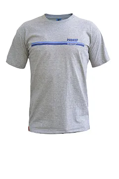 Футболка YOKO T-SHIRT BARS LOGO, серый