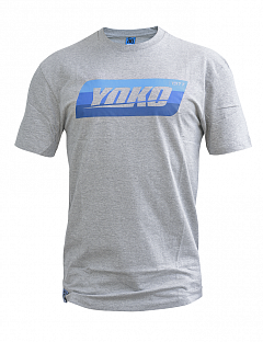 Футболка YOKO T-SHIRT BIG LOGO, серый