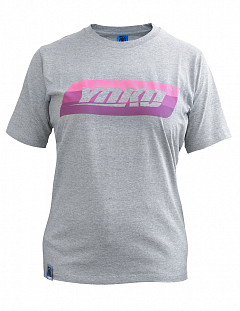Футболка YOKO KIDS T-SHIRT PINK LOGO, серый