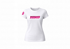 Футболка женская YOKO BIG LOGO, белый, 96-251005