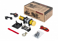 Лебедка электрическая T-Max ATW PRO 2500 ст. трос